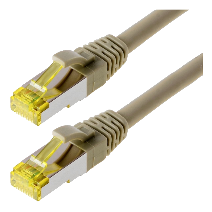 helos Patchkabel Cat.6a GHMT AWG 26/7 grau 0,5m