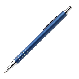 LANCE® Metall-Kugelschreiber Sofia, blaue Mine, blau