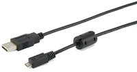 Equip 128551 USB Kabel USB 2.0 1,8 m USB A Micro-USB B Schwarz