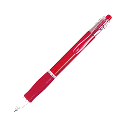 BIC® Kugelschreiber Clic Pen, blaue Mine, rot-frosted