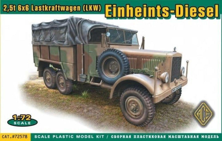 Einheits-Diesel 2.5t 6x6 Lastkraftwagen (LKW)