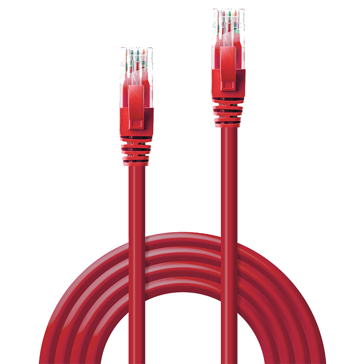 LINDY Patchkabel Cat6 U/UTP rot 1.00m