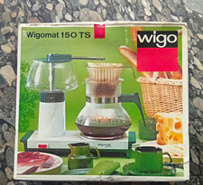 wigo Wigomat 150 TS Filter-Kaffeemaschine für Filterkaffee, Weiß/Grün, Kanne
