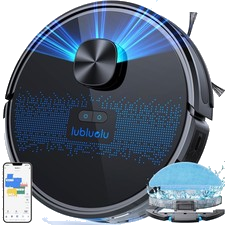 Lubluelu Saugroboter Wischfunktion Lasernavigation Staubsauger Gebraucht 4500Pa