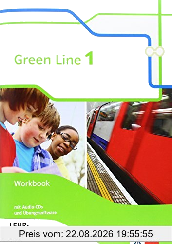 Green Line / Workbook mit 3 Audio-CDs und Übungssoftware 5. Klasse