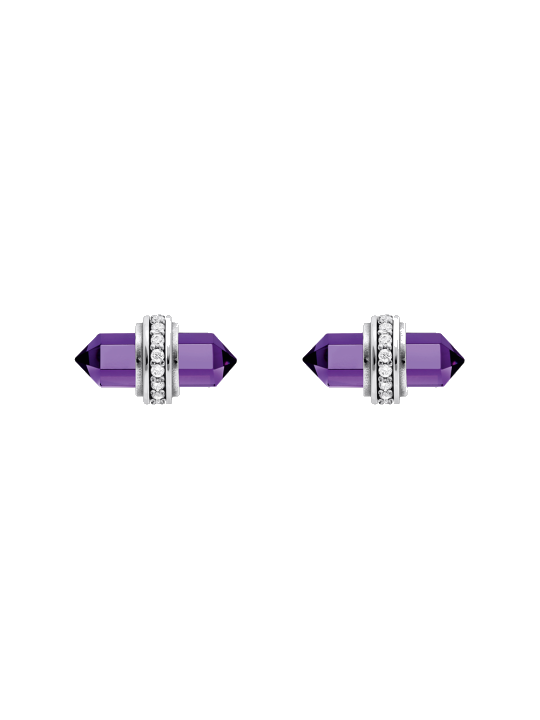 Thomas Sabo H2281-643-13 Silberne Ohrstecker mit violettem Onyx Damen