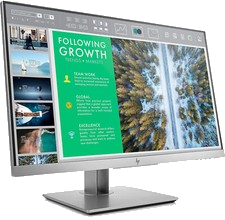 HP EliteDisplay E243 Monitor 24" Widescreen Full HD HDMI LED IPS C-Ware Macke