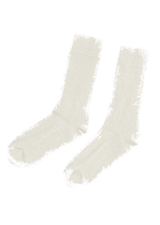 Klitmøller Collective Wollsocken mit Rippstrick Design