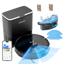 Lubluelu SL60 MAX+ 4.5KPA Nass-Trocken-Saugroboter mit Absaugstation 2.5L 120min