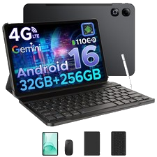 DOOGEE Tab G6 Max Android 16 Tablet 13,4 Zoll 32GB+256GB 11000mAh Tablet 4G LTE
