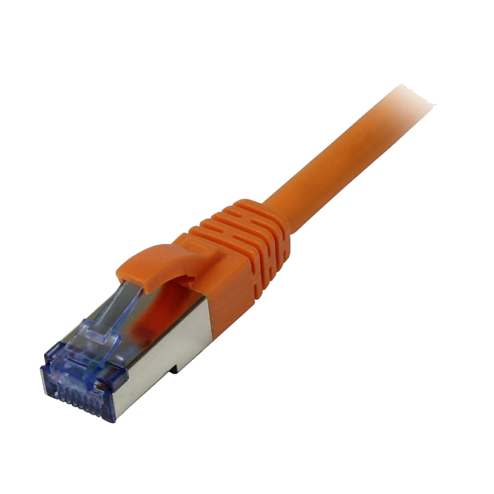 Synergy21 Patchkabel RJ45, CAT6A 500Mhz, 0,5m, orange, S-STP(S/FTP), Komponent getestet(GHMT certified), AWG26,