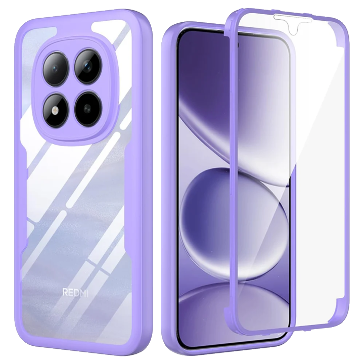 Hülle für Xiaomi Poco M8 Pro / Redmi Note 15 Pro+ 5G, Techsuit, ColorVerse 360, Lila