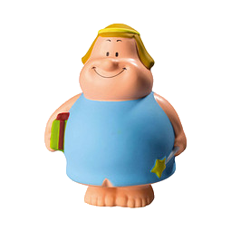 Herr Bert® Anti-Stress-Figuren Engel Bert, hellblau