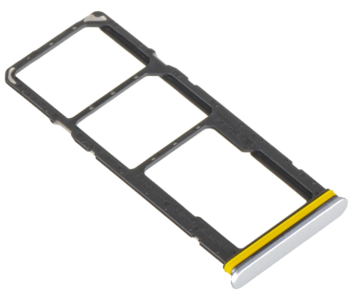 SIM-Kartenhalter Realme C71, Weiß (White Swan), Service Pack 612121000472