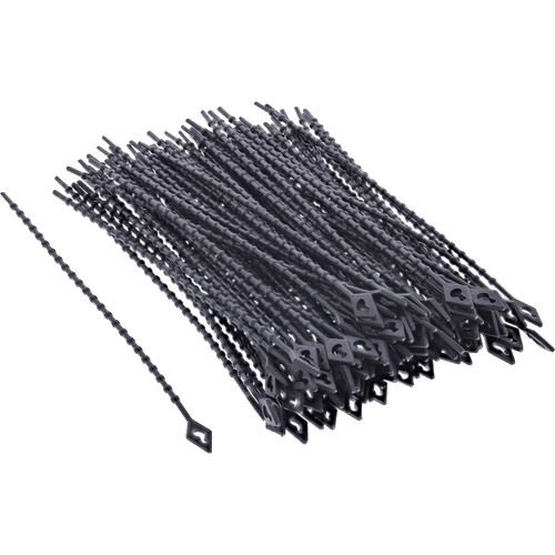 InLine® Kabelbinder Kugelbinder schwarz, Länge 150mm, 100 Stück
