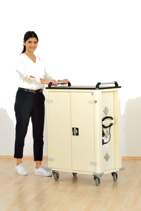 Tablet - Station, RAL 9010 - Reinweiß