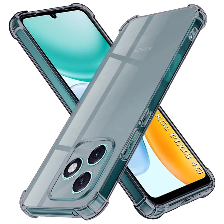 Hülle für Honor X5c Plus, Techsuit, Shockproof Clear, Rauchfarben