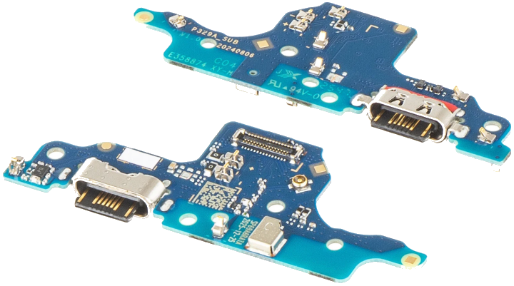 Ladeanschlussplatine - Mikrofon Motorola Moto G17 / G17 Power, Service Pack 5B28C32091