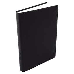 Agenda-Handwerker-Notizbuch kariert, schwarz
