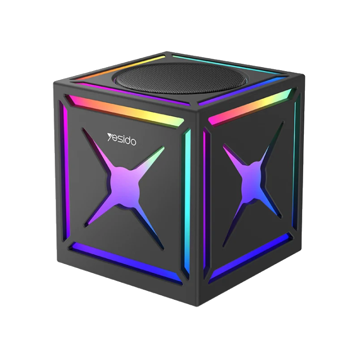 Bluetooth-Lautsprecher Yesido YSW34, 8W, RGB, Schwarz