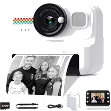 Kinderkamera Sofortbildkamera mit 32 GB-Karte 1080P HD Kamera Kinder Sofortdruck