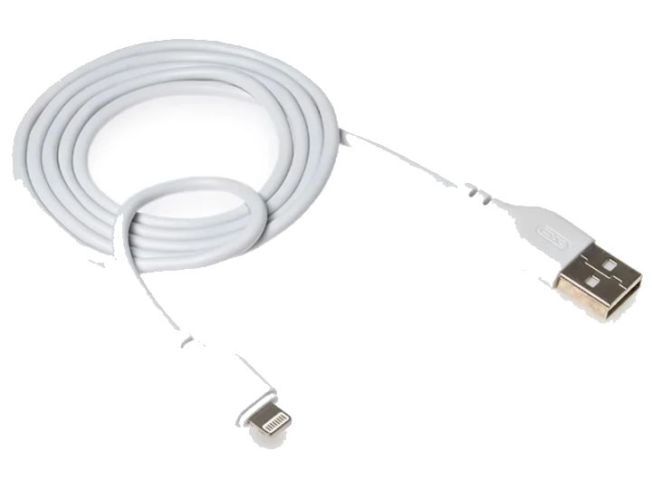 USB-A - Lightning Lade- und Datenkabel XO Design NB103, 18W, 2m, Weiß
