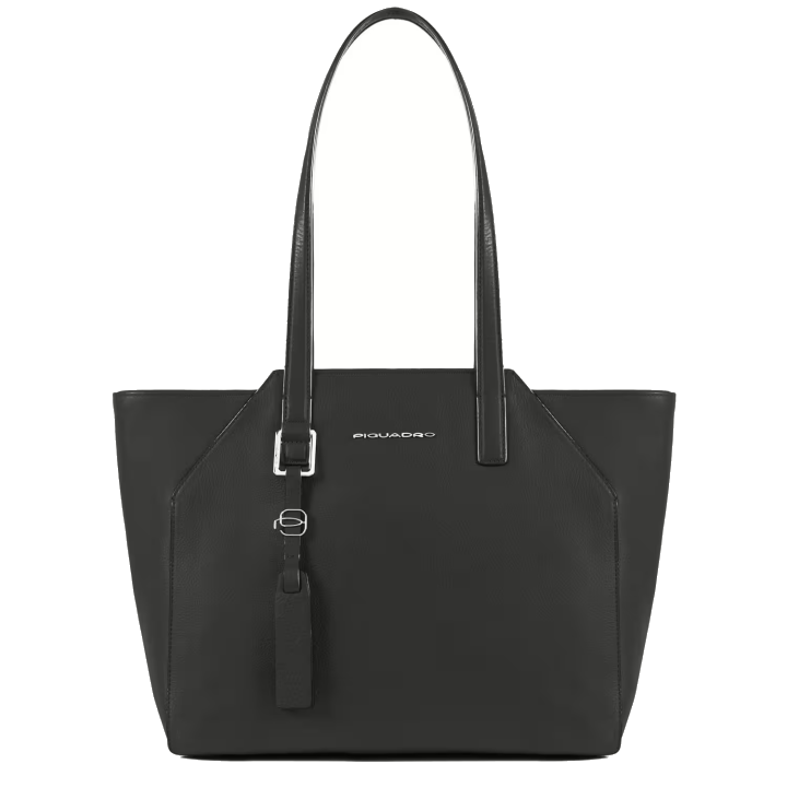 Piquadro Muse Damentasche mit iPad Air/Pro 9.7"-Fach und Laptop-Hülle schwarz