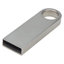 USB-Stick Metall, 4 GB, silber