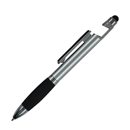 PENKO® Kugelschreiber 4in1 Santiago, blaue Mine, silber