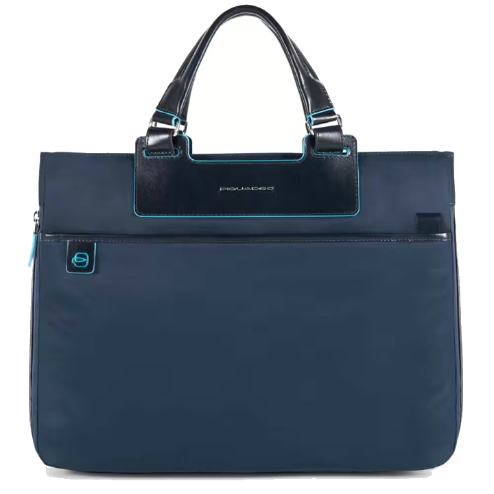 Piquadro Celion Schmale Laptoptasche 15.6" erweiterbar nachtblau