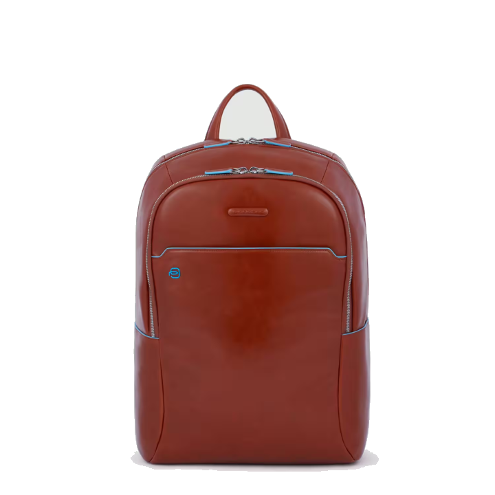 Piquadro Blue Square Kleiner Laptoprucksack 14" mit iPad®-Fach cuoio5