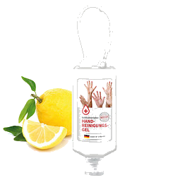 Handreinigungsgel, inkl. Druck auf Body Label, Bumper 50 ml, frost