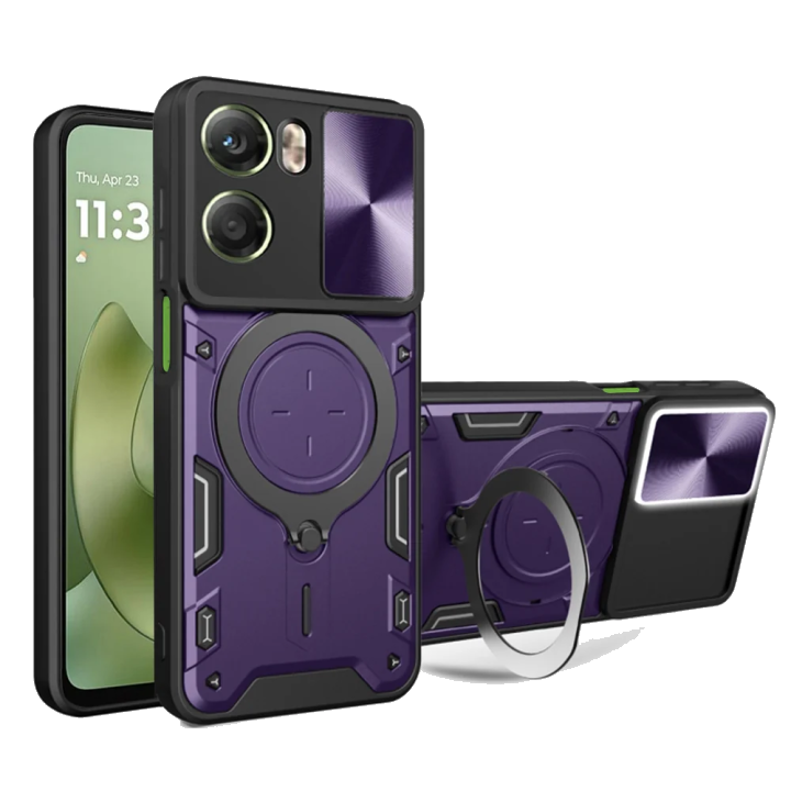 Hülle für Motorola Moto G06, Techsuit, CamGuard Pro, Lila