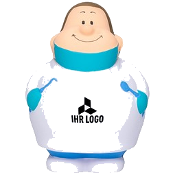 Herr Bert® Anti-Stress-Figuren Zahnarzt Bert, weiß