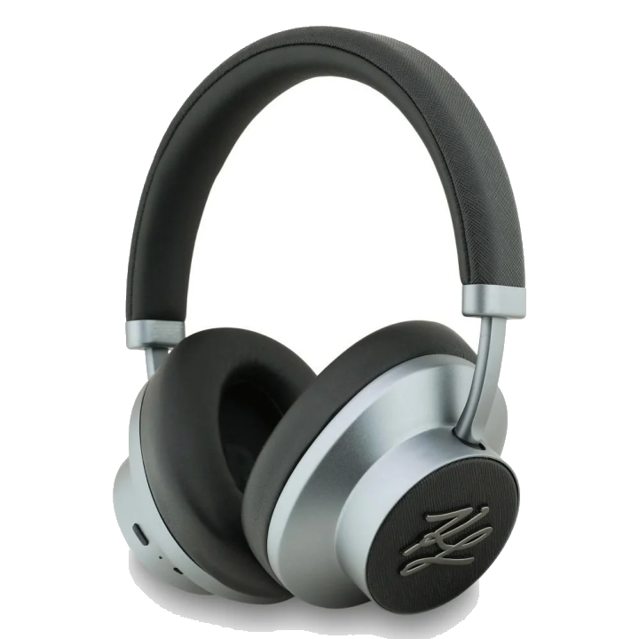 Handsfree Bluetooth Karl Lagerfeld Grained Initials, A2DP, ANC, Schwarz