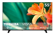 Toshiba 55UV1563DDW Fernseher 55 Zoll Smart TV VIDAA 4K HDR TV Triple-Tuner 2026