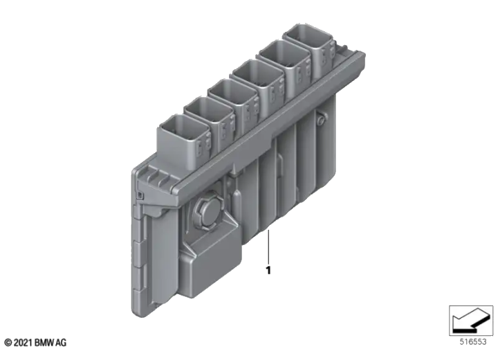 BMW Steuergerät Motorelektronik 12145B5D979 - Bildposition 01