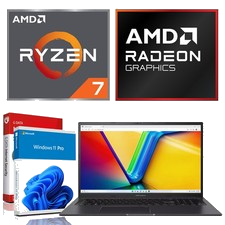 18.4" ASUS AMD Ryzen 7 8x 5.10GHz 16GB DDR5 1TB NVMe SSD Notebook Windows 11 Pro