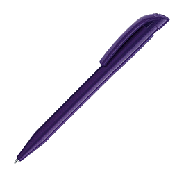 Kugelschreiber Total MADE IN EUROPE, blaue Mine, violett