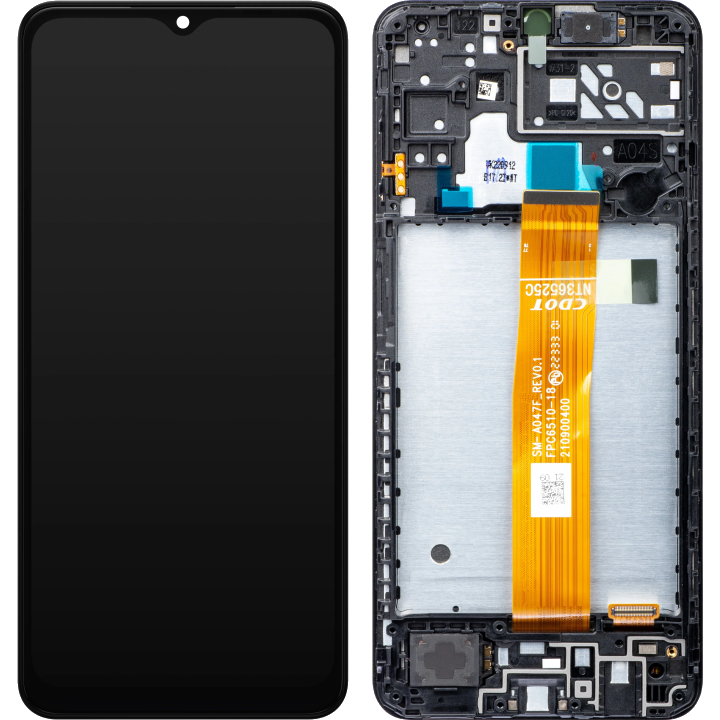 Display / Touchscreen für Samsung Galaxy A04s A047 | mit Rahmen | Schwarz | Service Pack