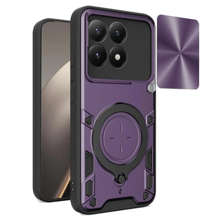 Hülle für Xiaomi 15T, Techsuit, CamGuard Pro, Lila