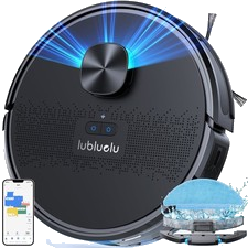 Lubluelu SL61 Saugroboter Wischfunktion mit Lasernavigation Staubsauger SmartApp