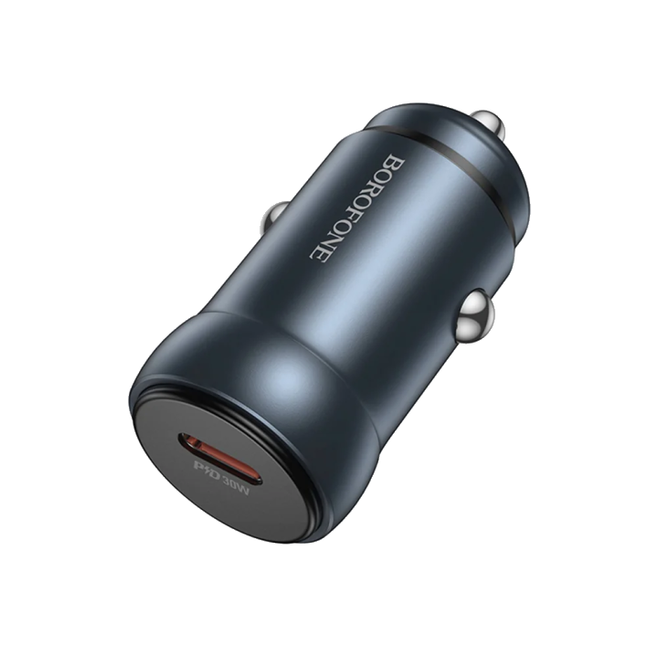 Auto-Ladegerät Borofone BZ32 Fresh, 30W, 3A, 1 x USB-C, Grau