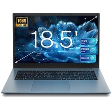 NEU 18,5" Full HD Laptop Windows 11 Intel Celeron i3 16GB RAM 256GB SSD WiFi 6