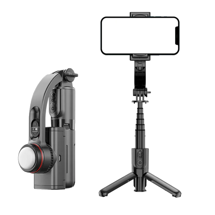 Selfie Stick Bluetooth Techsuit L18sMini, Universal, Schwarz