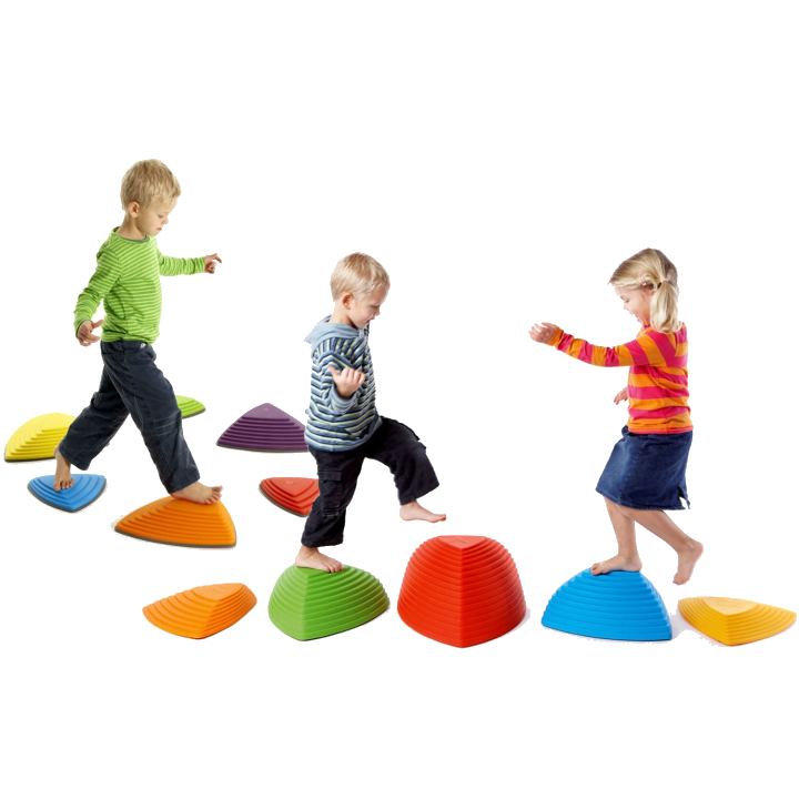Gonge Balancierset Hügelkuppen und Flusssteine, 11teilig