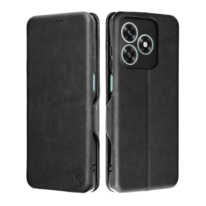 Hülle für Honor X5c Plus, Techsuit, Safe Wallet Plus, Schwarz