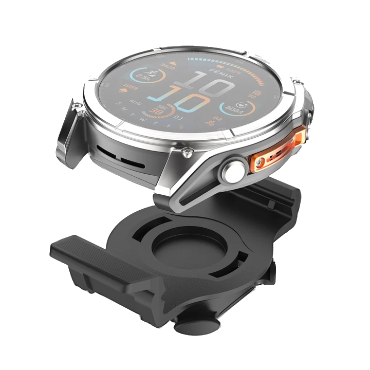 Fahrradhalterung Fixed für Garmin Watch 22mm / Edge Computer, Schwarz