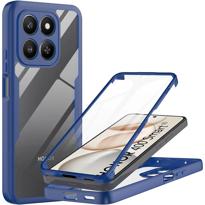 Hülle für Honor 400 Smart 4G / X7d 4G / 400 Smart 5G, Techsuit, ColorVerse 360, Blau