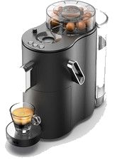 CoffeeB by café royal - Globe Black - Kaffeemaschine